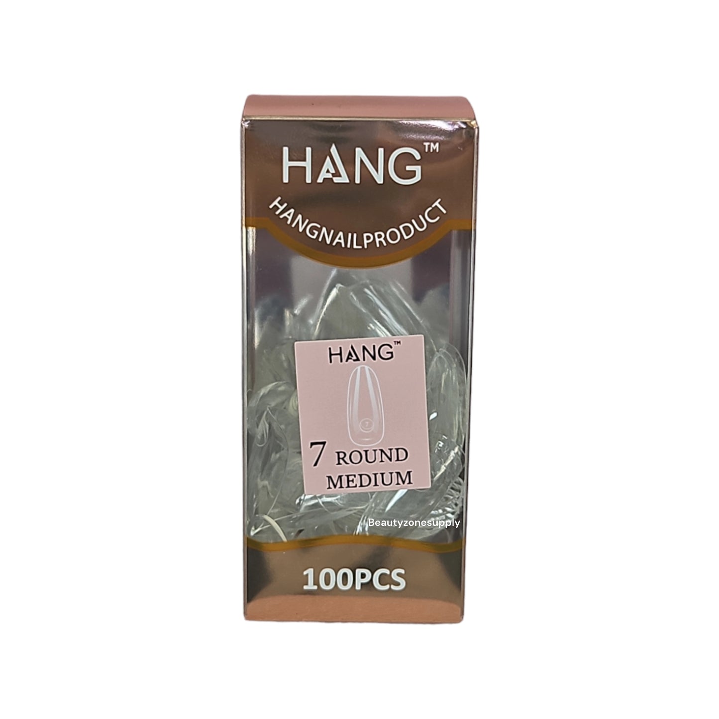 Hang Gel x Tips Premium 100 pc Refill Box Round Medium