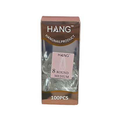 Hang Gel x Tips Premium 100 pc Refill Box Round Medium