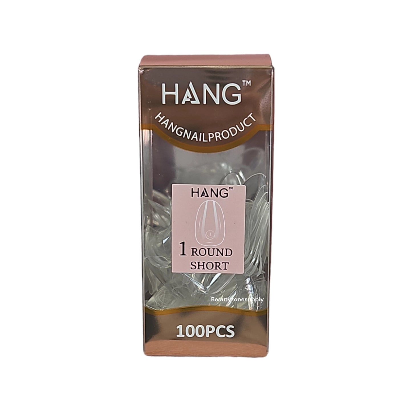 Hang Gel x Tips Premium 100 pc Refill Box Round Short