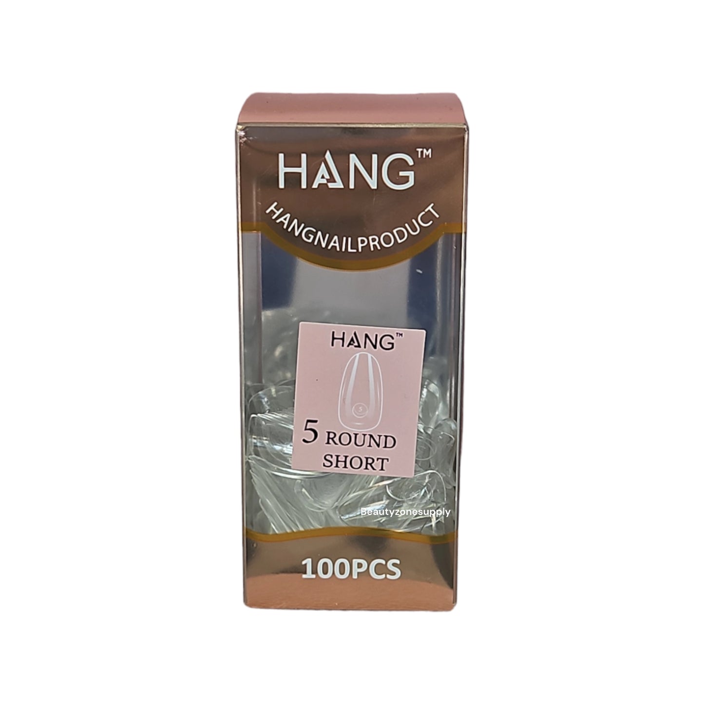 Hang Gel x Tips Premium 100 pc Refill Box Round Short