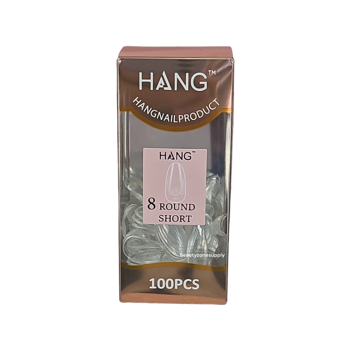 Hang Gel x Tips Premium 100 pc Refill Box Round Short