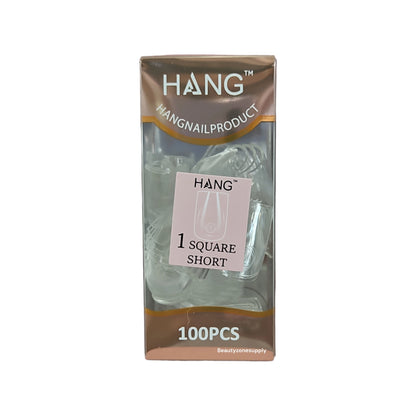 Hang Gel x Tips Premium 100 pc Refill Box Square Short