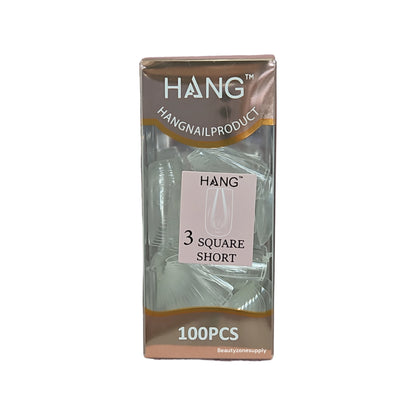 Hang Gel x Tips Premium 100 pc Refill Box Square Short