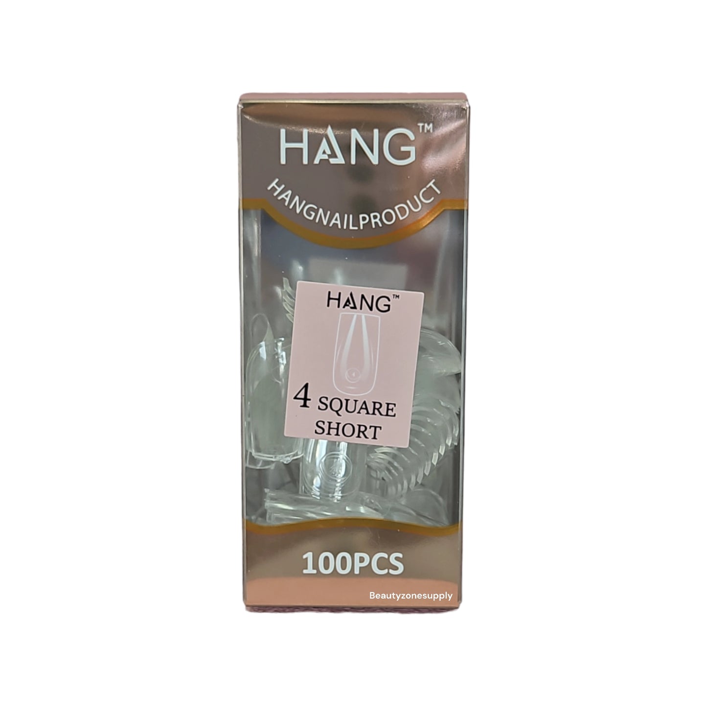 Hang Gel x Tips Premium 100 pc Refill Box Square Short