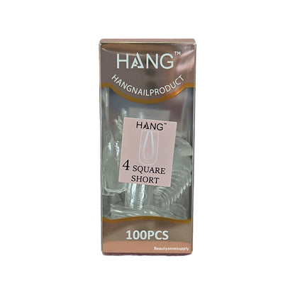 Hang Gel x Tips Premium 100 pc Refill Box Square Short