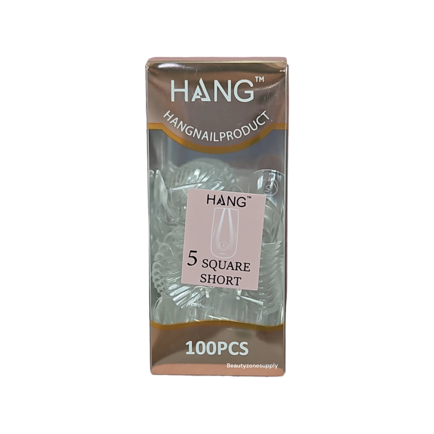 Hang Gel x Tips Premium 100 pc Refill Box Square Short