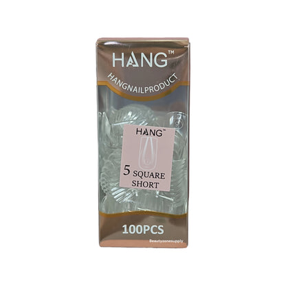 Hang Gel x Tips Premium 100 pc Refill Box Square Short