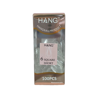 Hang Gel x Tips Premium 100 pc Refill Box Square Short