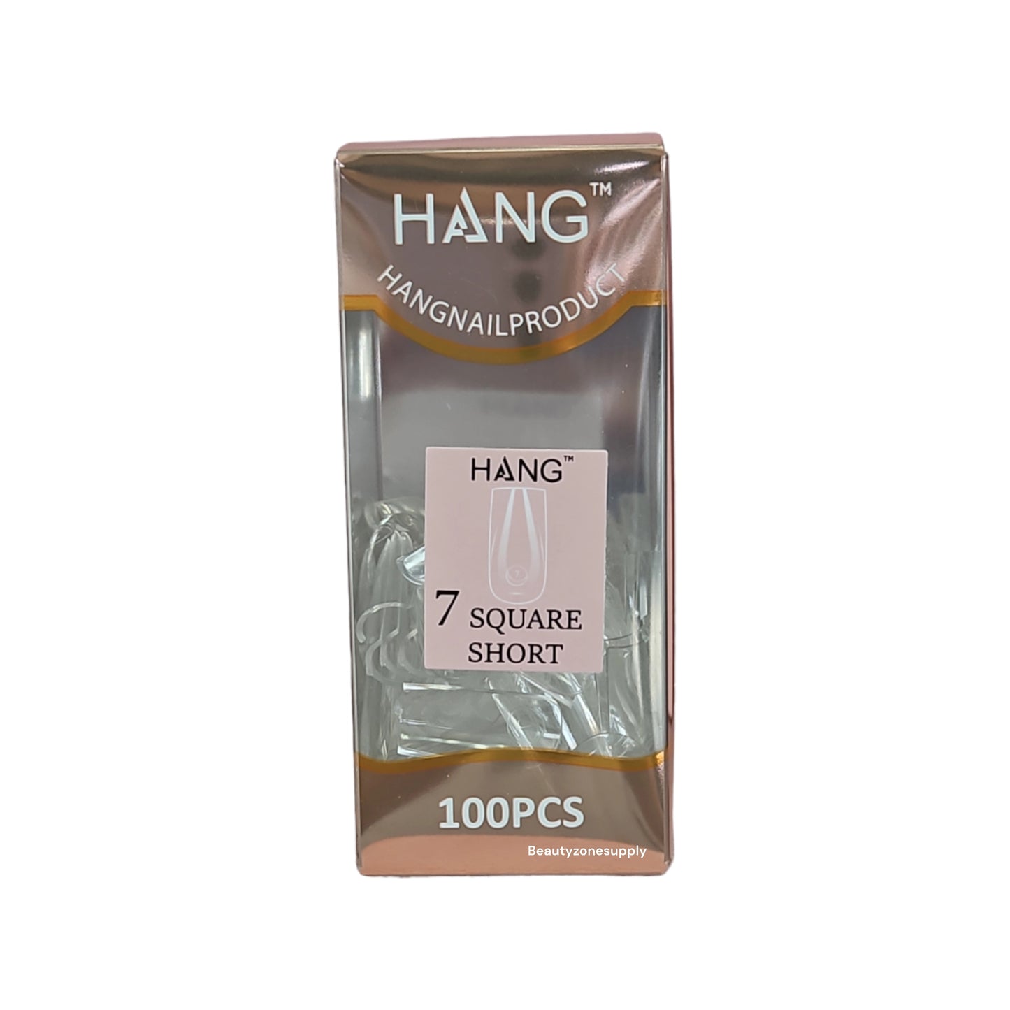 Hang Gel x Tips Premium 100 pc Refill Box Square Short