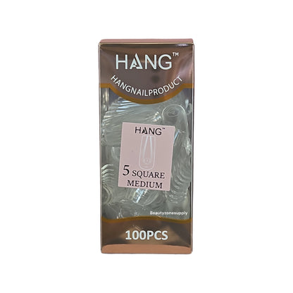 Hang Gel x Tips Premium 100 pc Refill Box Square Medium