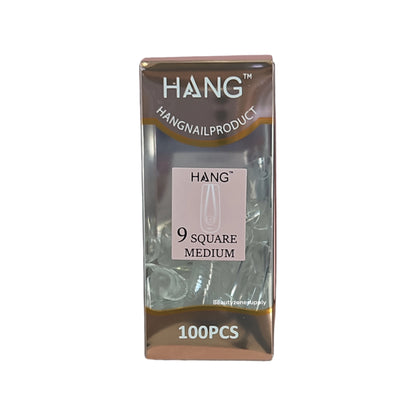 Hang Gel x Tips Premium 100 pc Refill Box Square Medium