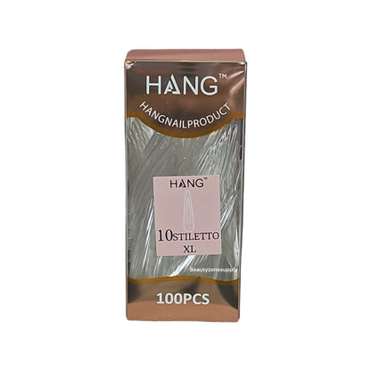 Hang Gel x Tips Premium 100 pc Refill Box Stiletto XLong