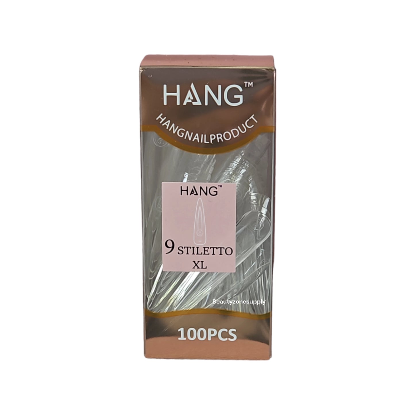 Hang Gel x Tips Premium 100 pc Refill Box Stiletto XLong