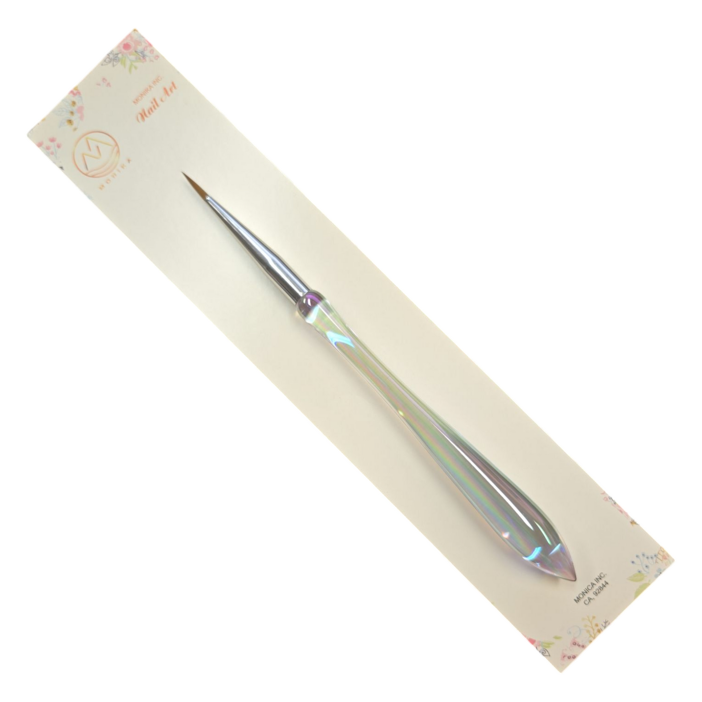 Hang Nail Art Brush Design Gel plastic handle