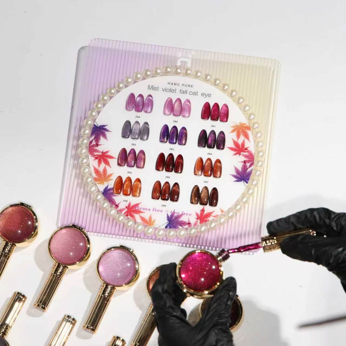 Hang Pure Gel Mist Violet Fall Cat Eye 12 colors (259-270)