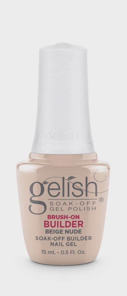 Harmony Gelish Brush On Builder Beige Nude 0.5oz/15mL #1148128 - BeautyzoneNailSupply