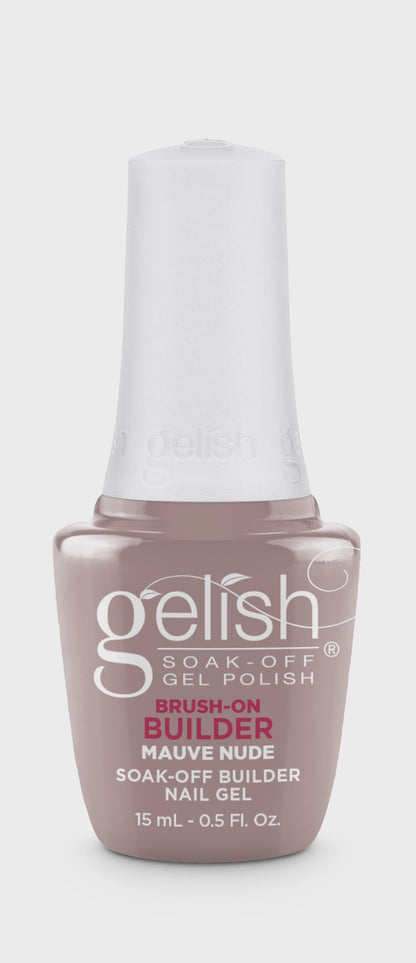 Harmony Gelish Brush On Builder Mauve Nude 0.5oz/15mL #1148125 - BeautyzoneNailSupply