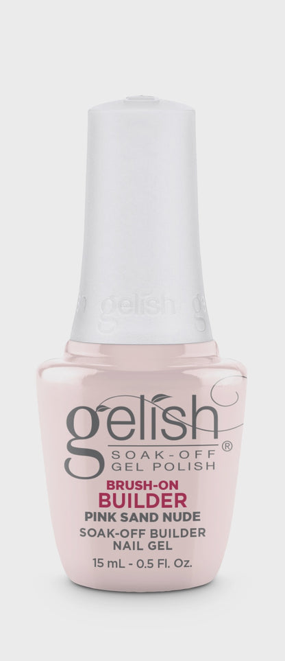 Harmony Gelish Brush On Builder Pink Sand Nude 0.5oz/15mL #1148127 - BeautyzoneNailSupply