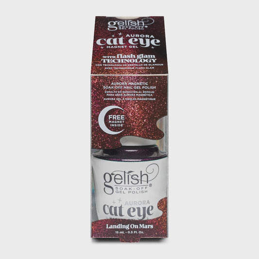 Harmony Gelish Flash Glam Gel Cat Eye Landing On Mars 0.5 oz #1110565