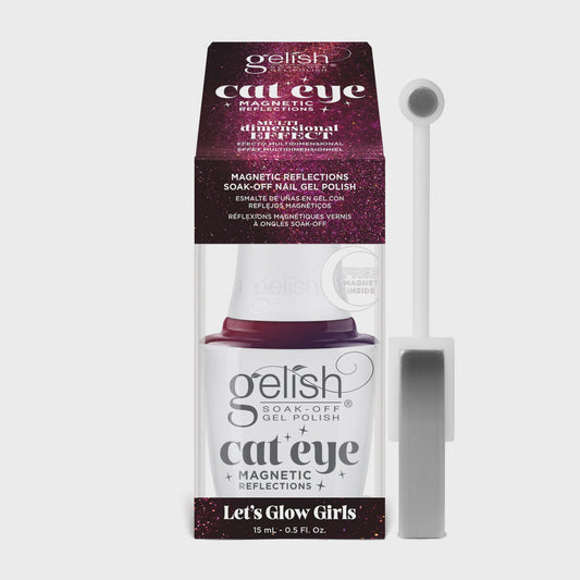 Harmony Gelish Flash Glam Gel Cat Eye MCe Let's Glow Girls In 0.5 oz #1110549