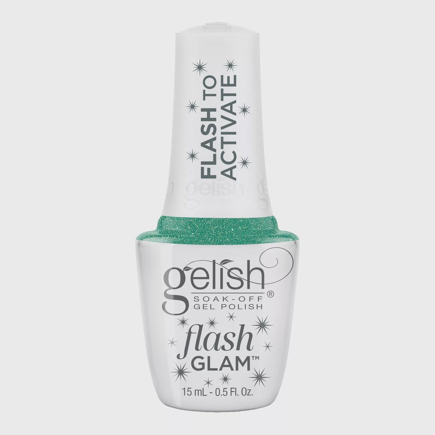 Harmony Gelish Flash Glam Gel Cat Eye Mint To Sparkle 0.5 oz #1110548 - BeautyzoneNailSupply