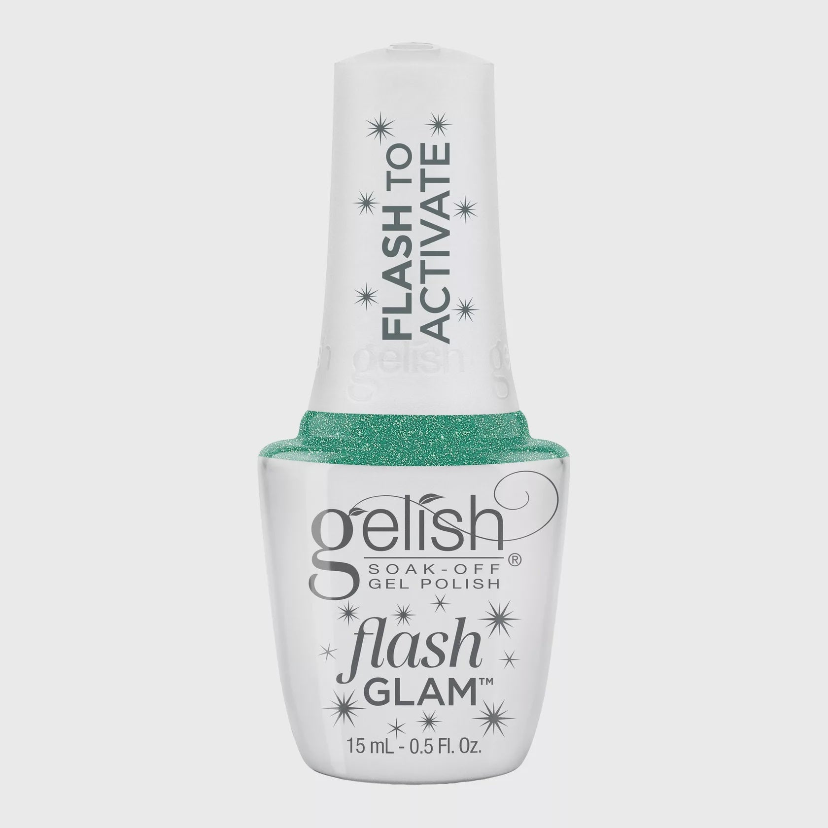 Harmony Gelish Flash Glam Gel Cat Eye Mint To Sparkle 0.5 oz #1110548 - BeautyzoneNailSupply