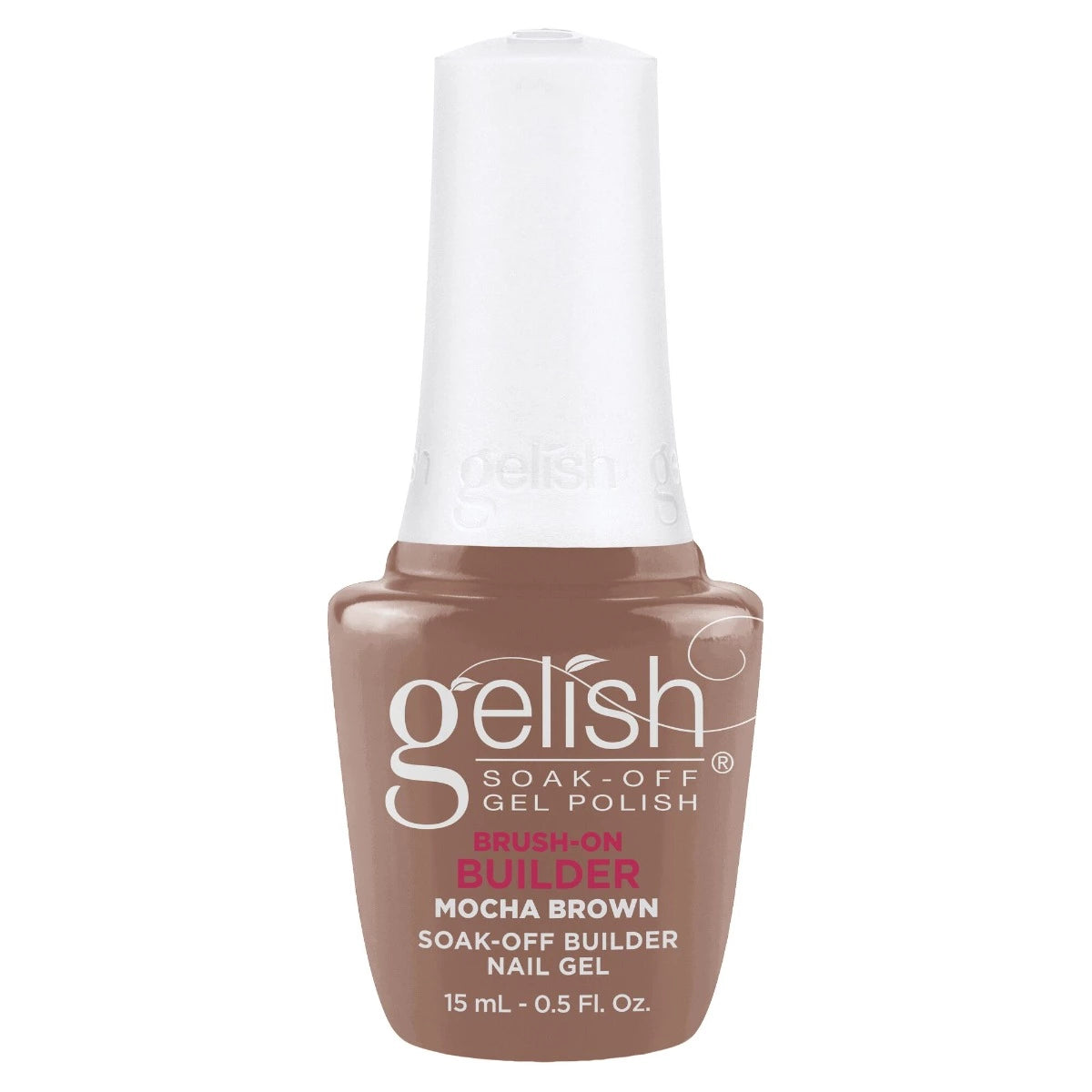 Harmony Gelish Brush On Builder Mocha Brown 0.5oz/15mL #1148145