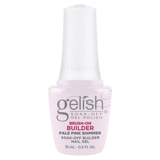 Harmony Gelish Brush On Builder Pale Pink Shimmer 0.5oz/15mL #1148143