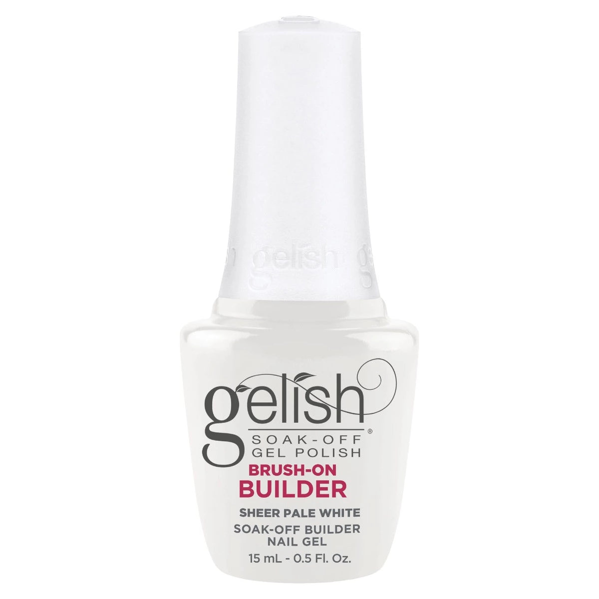 Harmony Gelish Brush On Builder Sheer Pale White 0.5oz/15mL #1148141