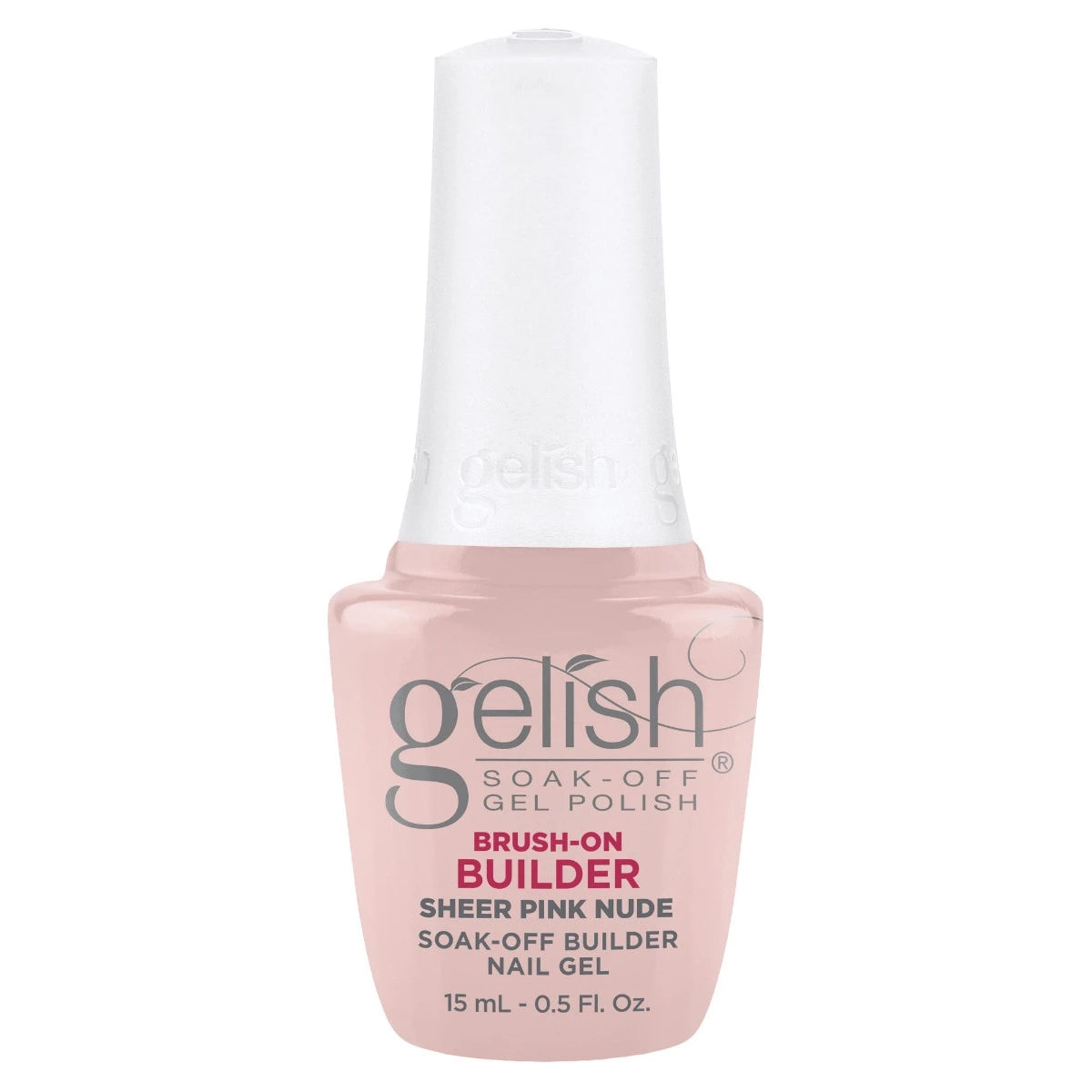 Harmony Gelish Brush On Builder Sheer Pink Nude 0.5oz/15mL #1148137