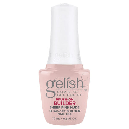 Harmony Gelish Brush On Builder Sheer Pink Nude 0.5oz/15mL #1148137