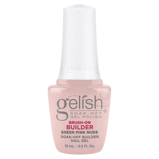 Harmony Gelish Brush On Builder Sheer Pink Nude 0.5oz/15mL #1148137