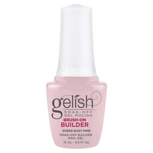 Harmony Gelish Brush On Builder Sheer Rosy Pink 0.5oz/15mL #1148155