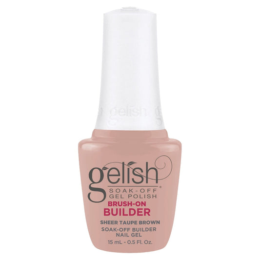 Harmony Gelish Brush On Builder Sheer Taupe Brown 0.5oz/15mL #1148148
