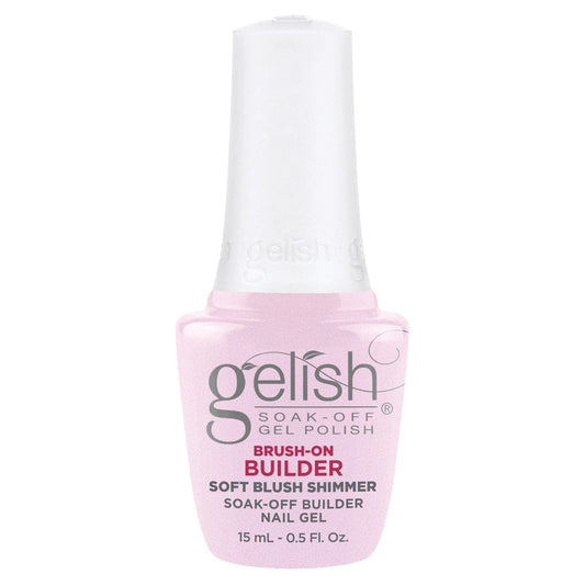 Harmony Gelish Brush On Builder Soft Blush Shimmer 0.5oz/15mL #1148142