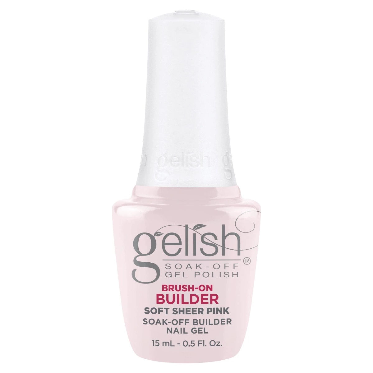 Harmony Gelish Brush On Builder Soft Sheer Pink 0.5oz/15mL #1148154