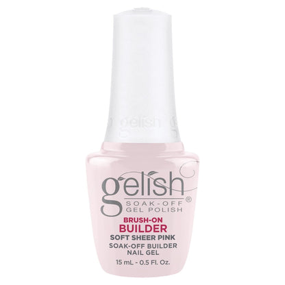 Harmony Gelish Brush On Builder Soft Sheer Pink 0.5oz/15mL #1148154
