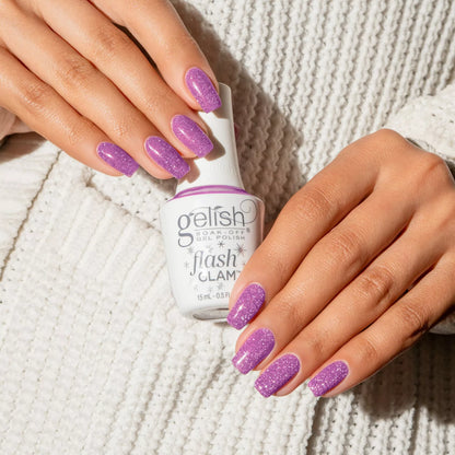 Harmony Gelish Flash Glam Gel Cat Eye One Click At A Time 0.5 oz #1110562