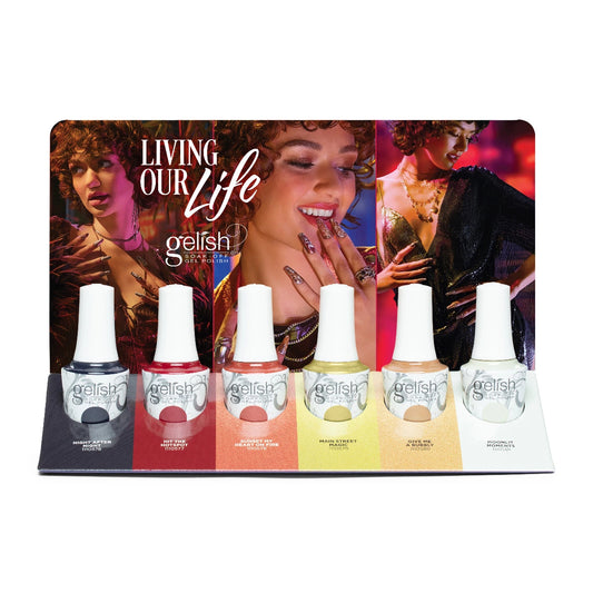 Harmony Gelish Soak Off Gel Living Our Life 6PC Collection #1130105