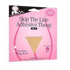 Hollywood Fashion Secrets Skip The Line Adhesive Thong XS/S #66559