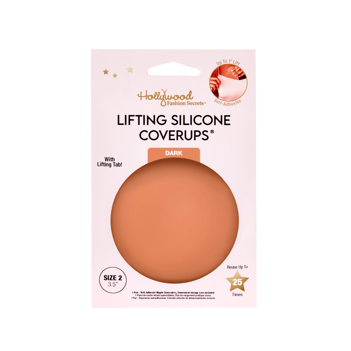 Hollywood Fashion Secrets Lifting Silicone CoverUps - Dark #39922
