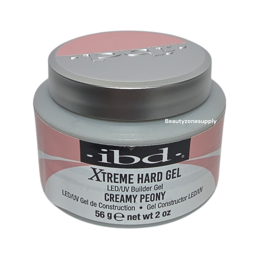 IBD Xtreme Hard Gel LED/UV Builder Gel Cremy Peony 2 oz #49930