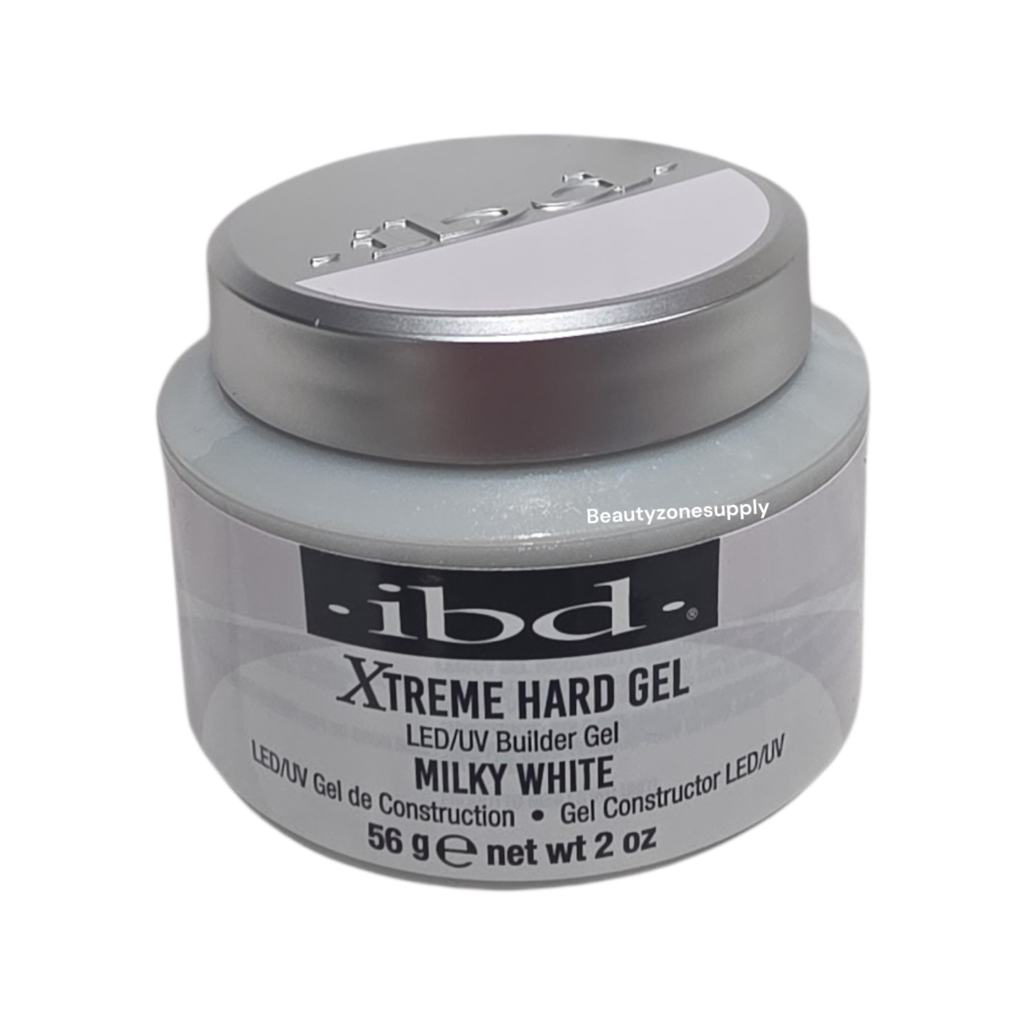 IBD Xtreme Hard Gel LED/UV Builder Gel Milk White 2 oz #49929