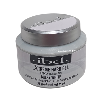 IBD Xtreme Hard Gel LED/UV Builder Gel Milk White 2 oz #49929
