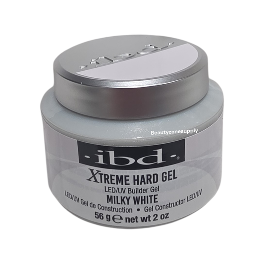 IBD Xtreme Hard Gel LED/UV Builder Gel Milk White 2 oz #49929
