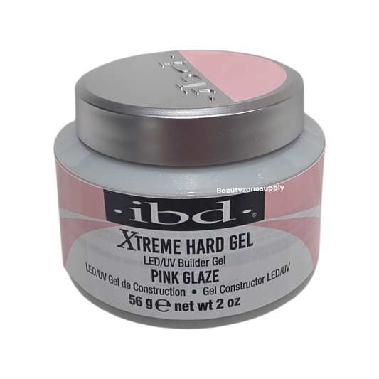 IBD Xtreme Hard Gel LED/UV Builder Gel Pink Glaze 2 oz #49931