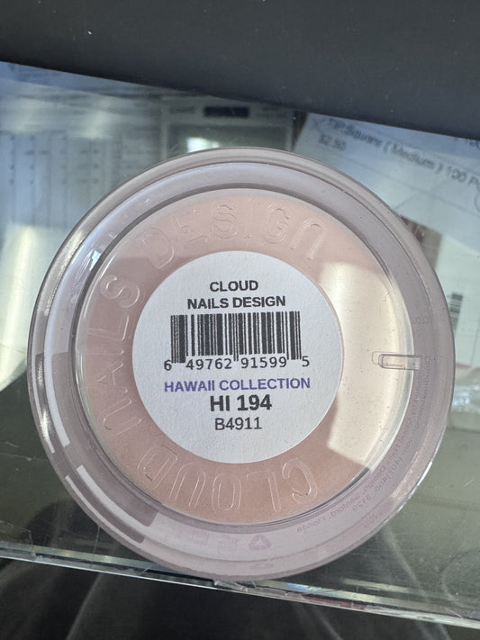 Chisel Cloud Hawaii Dip Powder 2 oz Jar #194