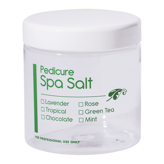 Pedicure Empty Jar Spa Salt 16 oz FSC494
