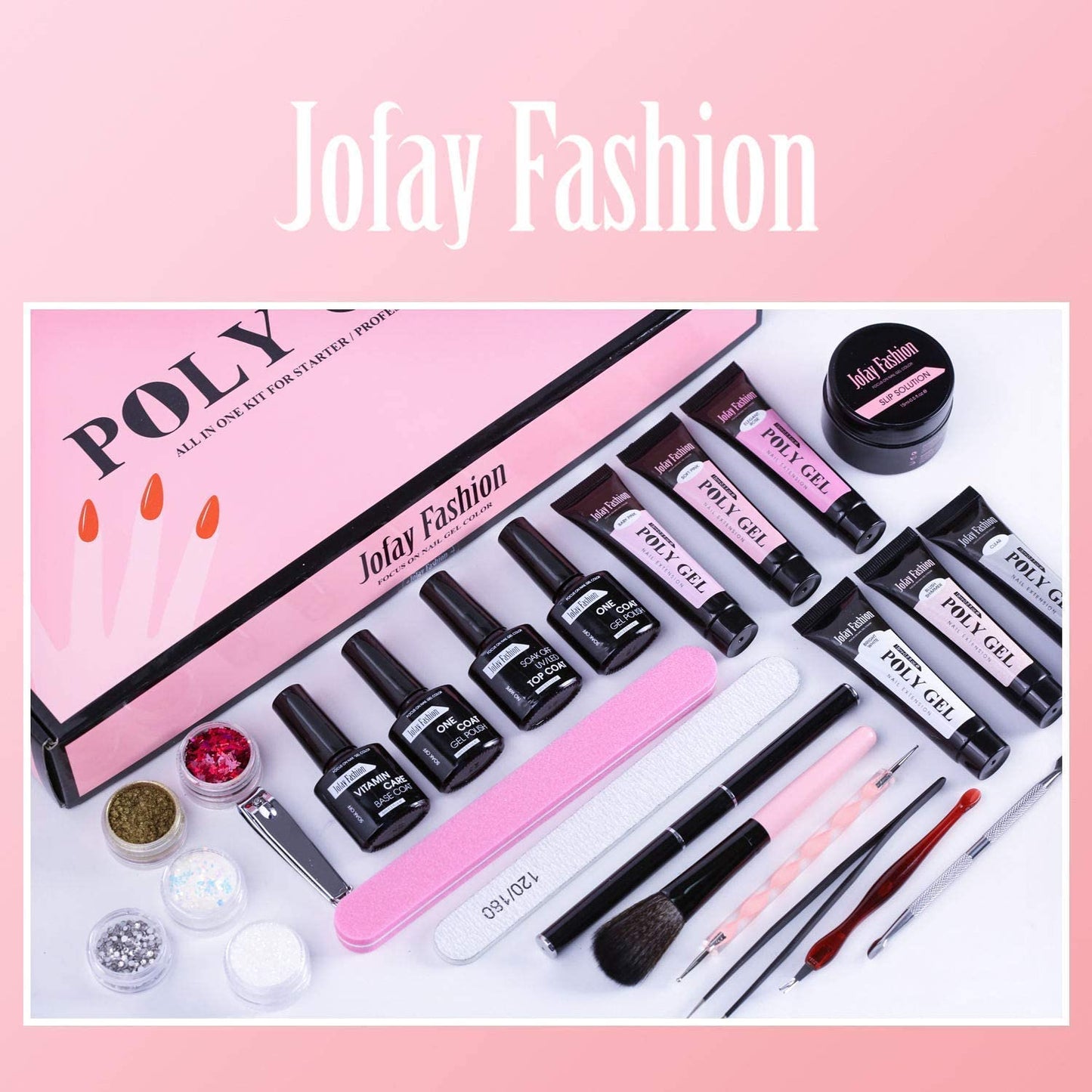 JoFay Fashion Poly Gel All in One Kit Professional