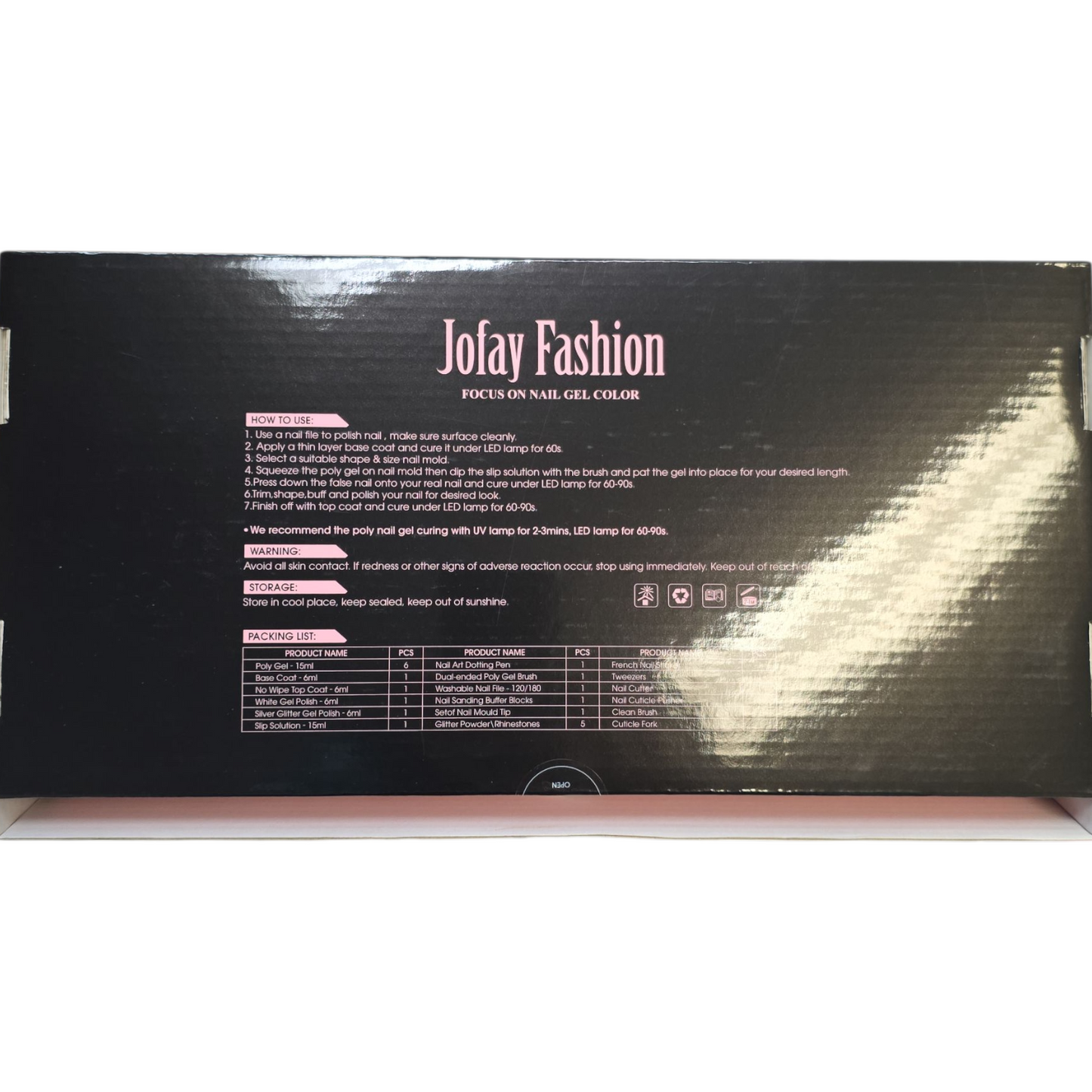 JoFay Fashion Poly Gel All in One Kit Professional
